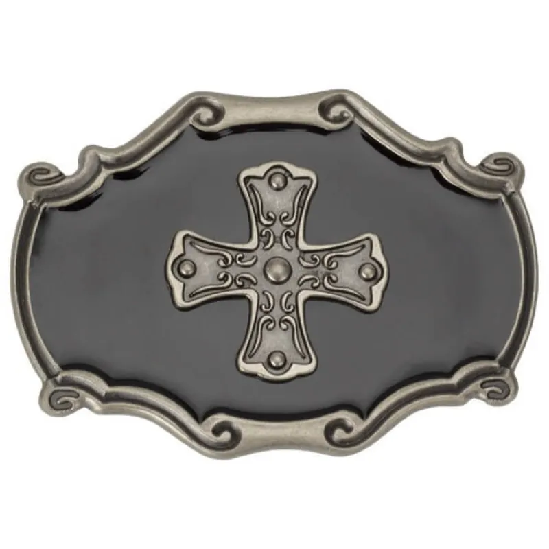 Cross Belt Buckle made by Western Cowboy