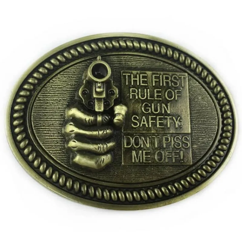 Gun Belt Buckle made by Western Cowboy