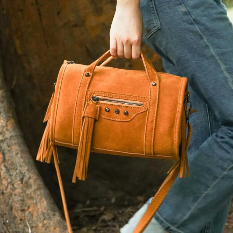 Western Crossbody Purse with Fringe made by Western Cowboy