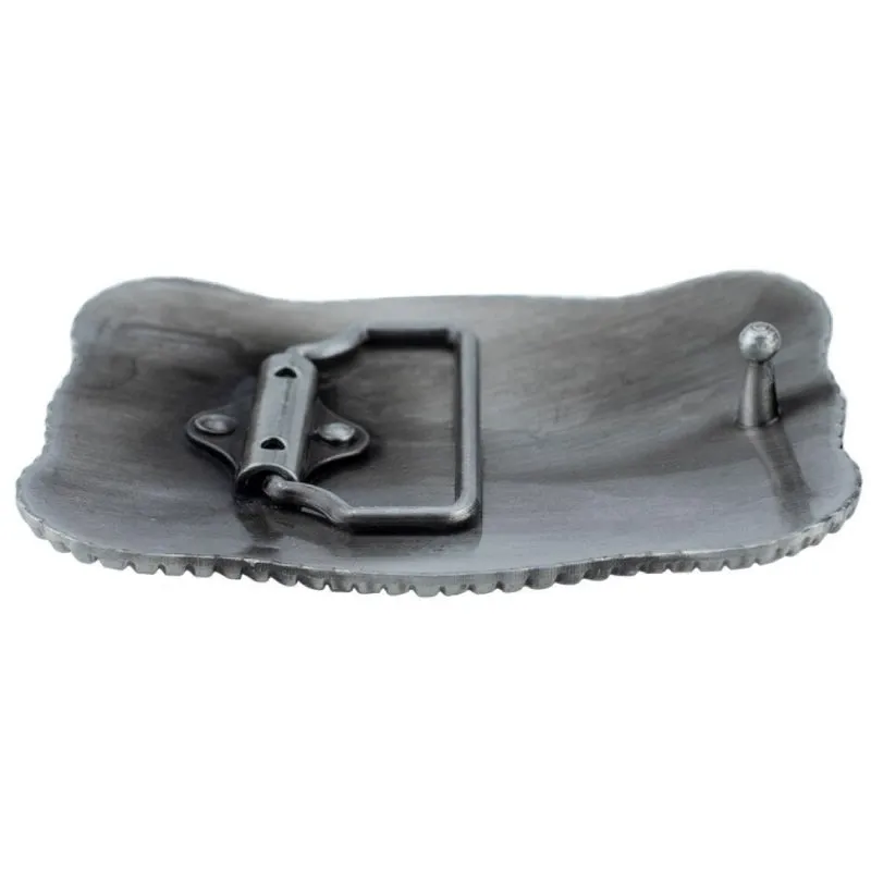 Silver Cowboy Belt Buckle sold by Western Cowboy product image thumbnail 2
