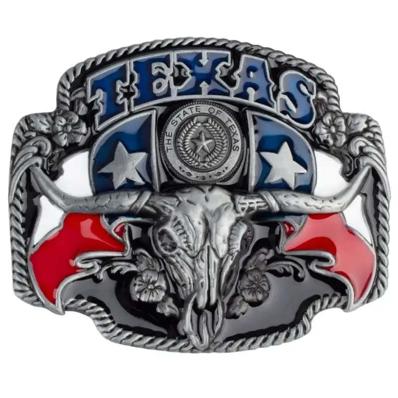 Texas Longhorn Belt Buckle sold by Western Cowboy