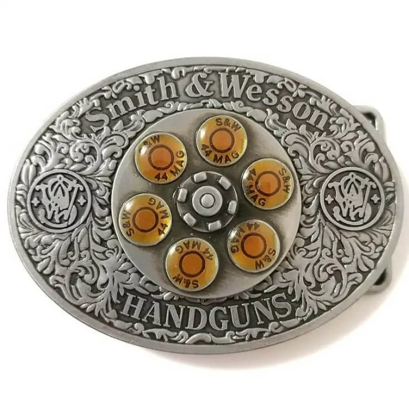 Smith and Wesson Belt Buckle made by Western Cowboy