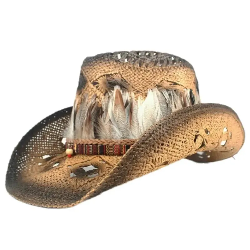 Western Straw Cowboy Hat made by Western Cowboy