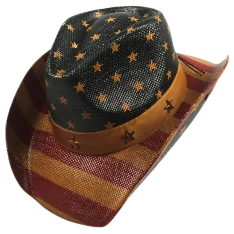 Patriotic Cowboy Hat made by Western Cowboy
