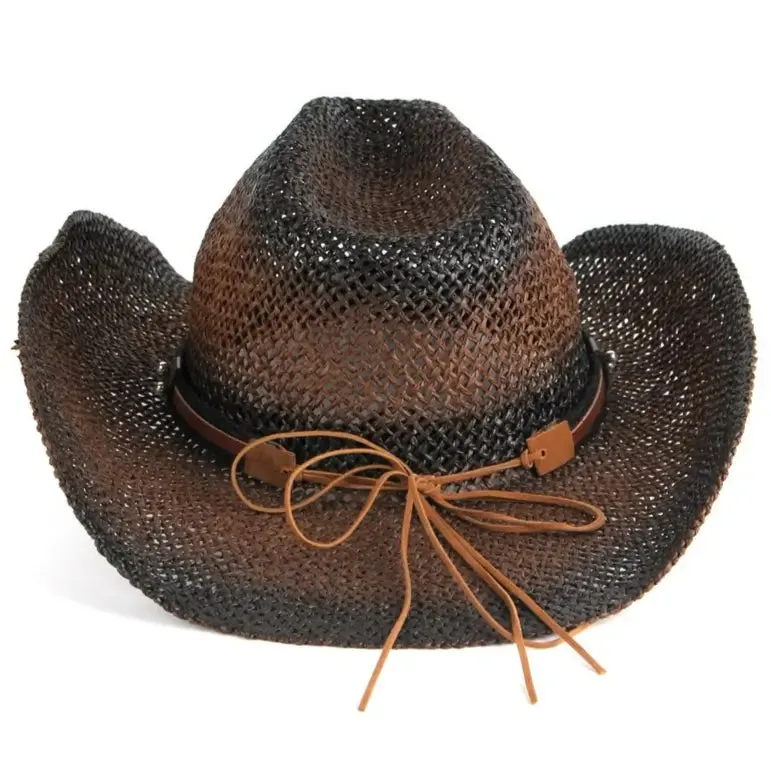 Men's Straw Cowboy Hat sold by Western Cowboy product image thumbnail 3