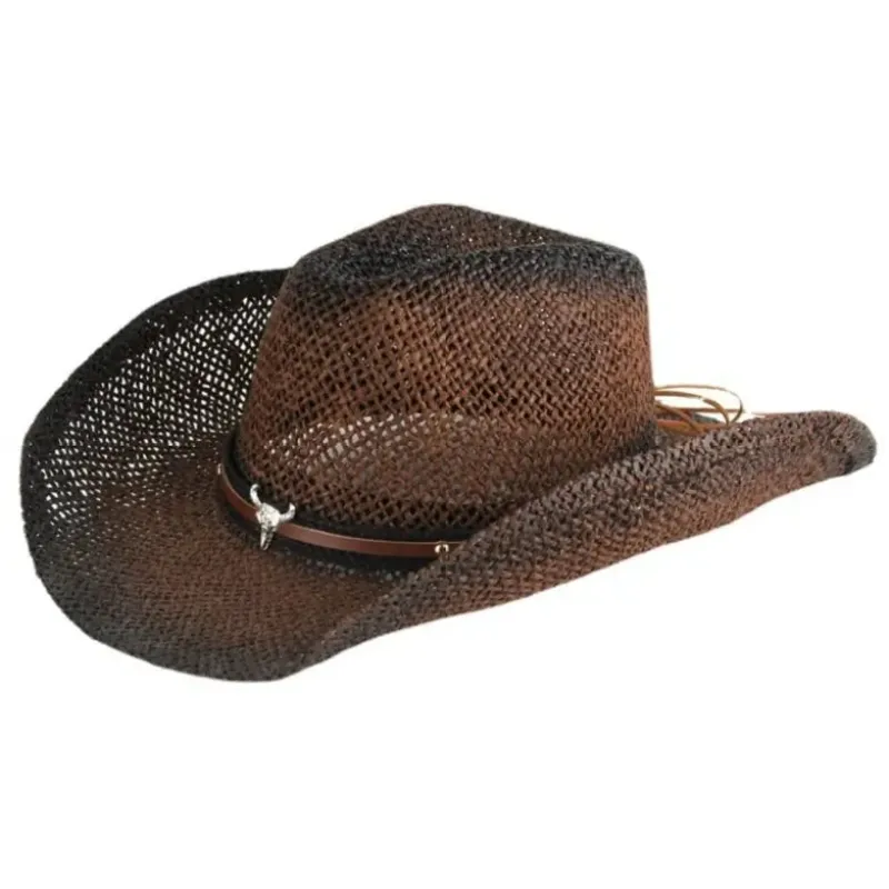 Men's Straw Cowboy Hat made by Western Cowboy