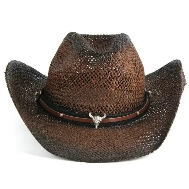 Men's Straw Cowboy Hat sold by Western Cowboy product image thumbnail 2