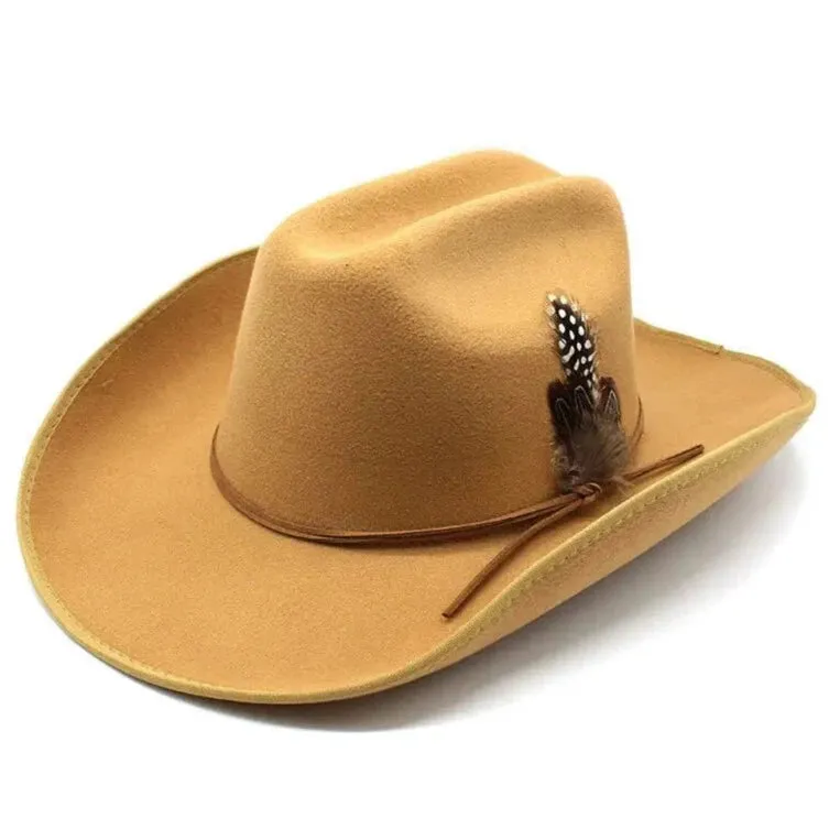 Cowboy Hat with a Feather sold by Western Cowboy product image thumbnail 3