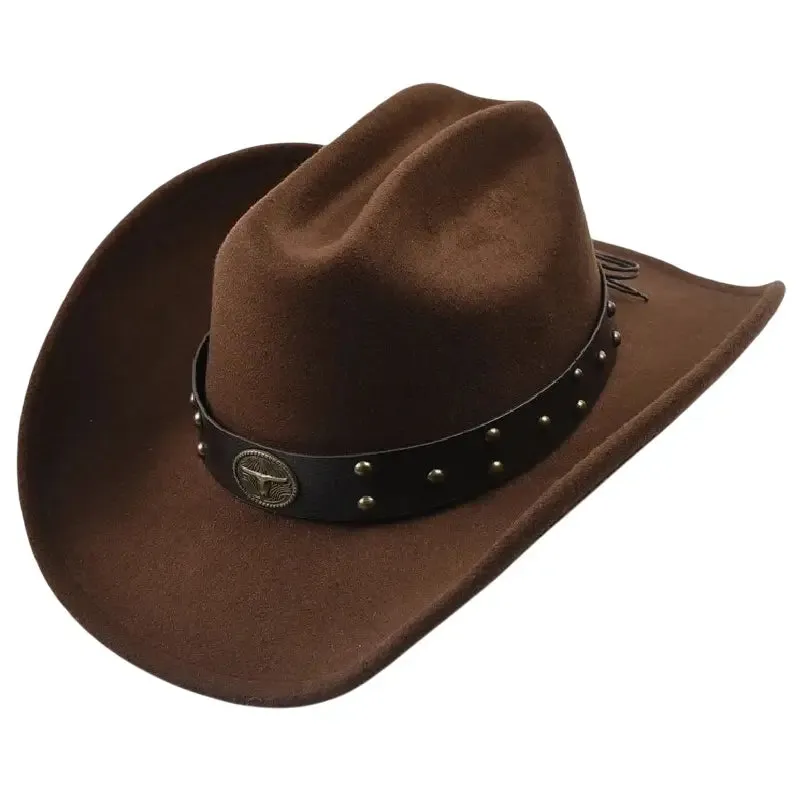 Brown Western Hat made by Western Cowboy