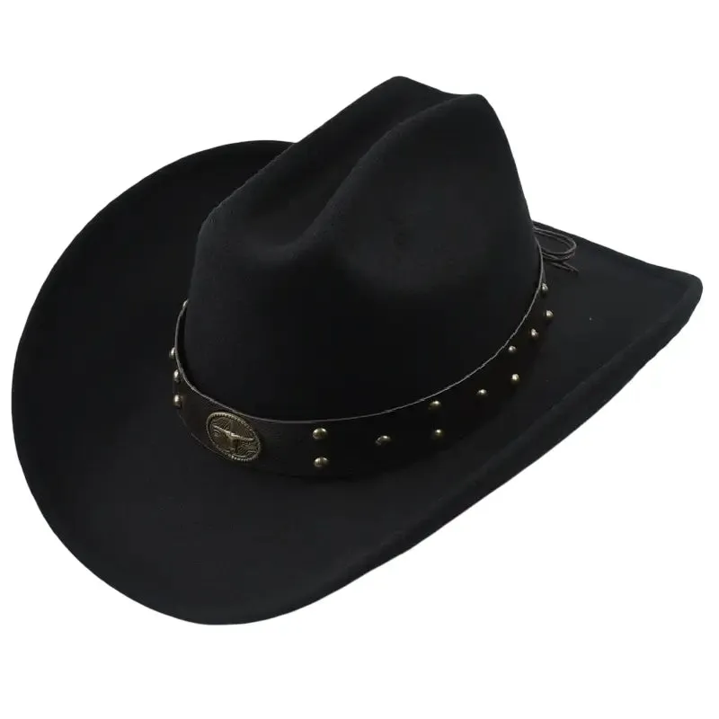 Black Western Hat made by Western Cowboy