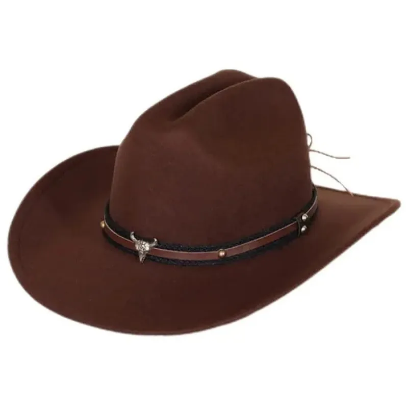 Dark Brown Cowboy Hat made by Western Cowboy