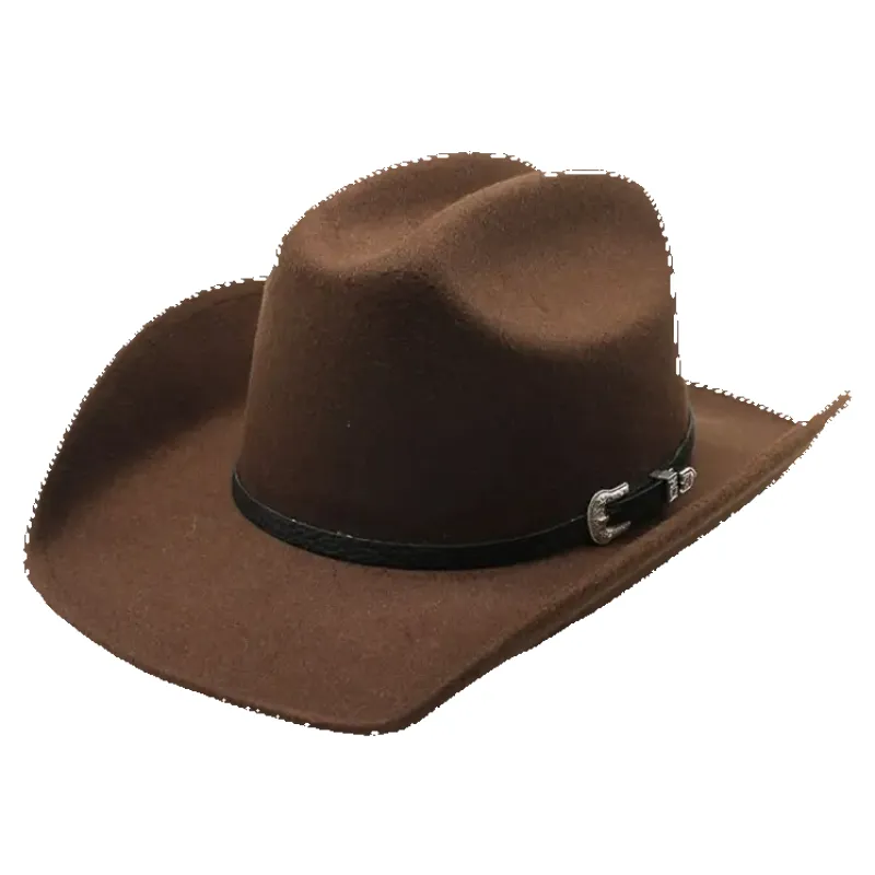 Brown Felt Cowboy Hat made by Western Cowboy