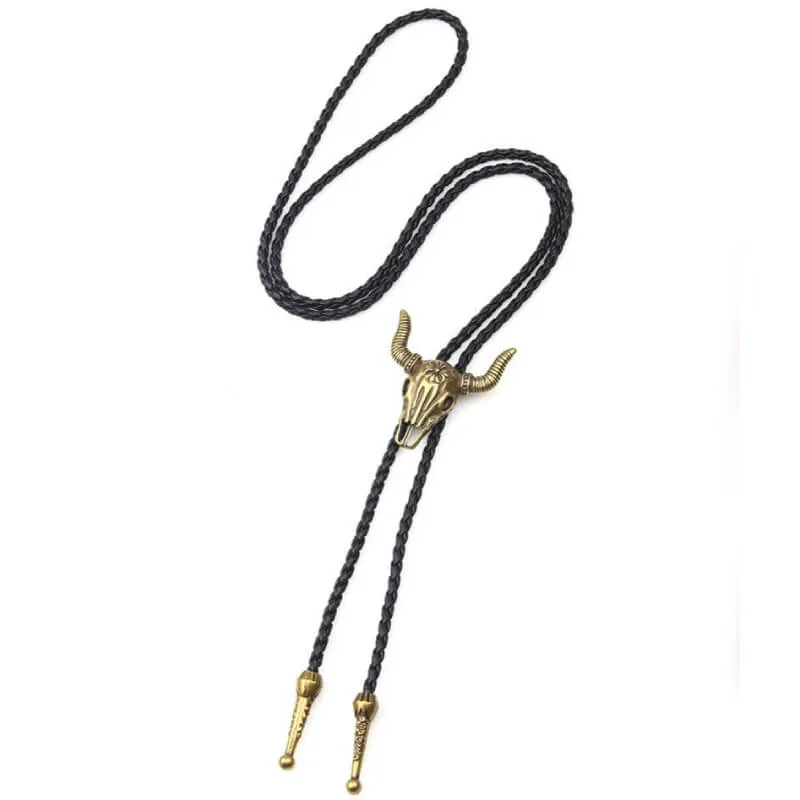 Cow Skull Bolo Tie sold by Western Cowboy product image thumbnail 2