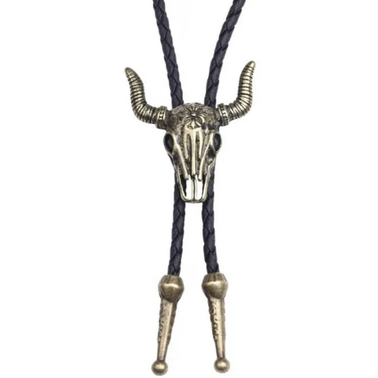 Cow Skull Bolo Tie sold by Western Cowboy