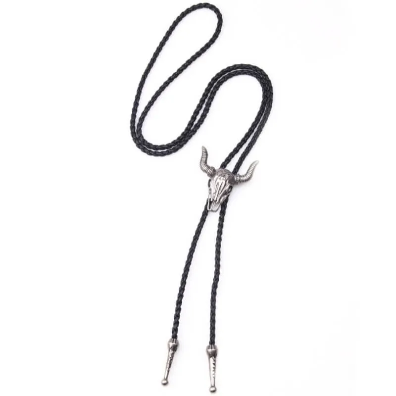 Cow Skull Bolo Tie sold by Western Cowboy product image thumbnail 4