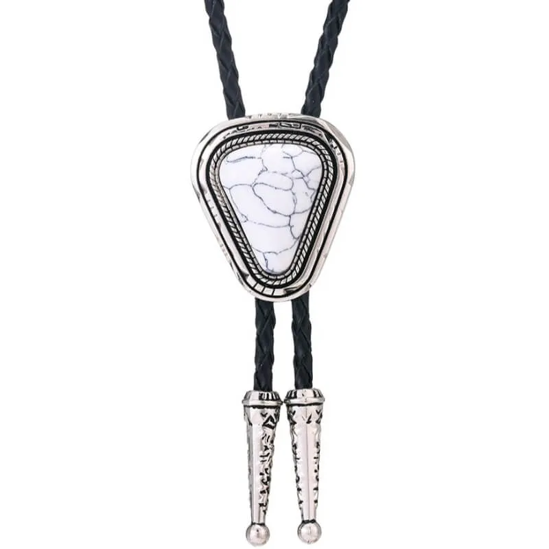 White Bolo Tie sold by Western Cowboy product image thumbnail 2