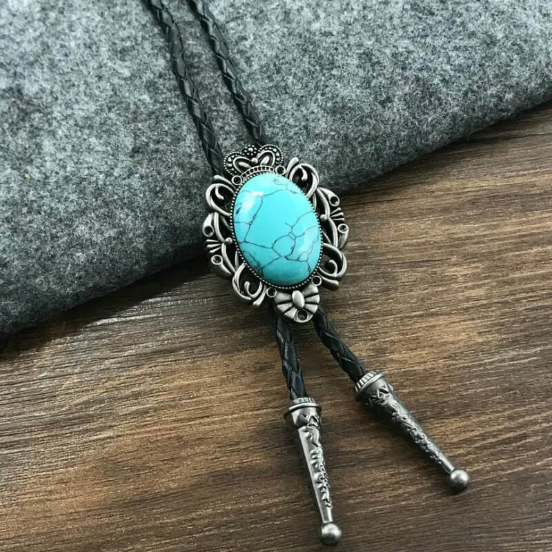 Turquoise Bolo Tie sold by Western Cowboy product image thumbnail 2