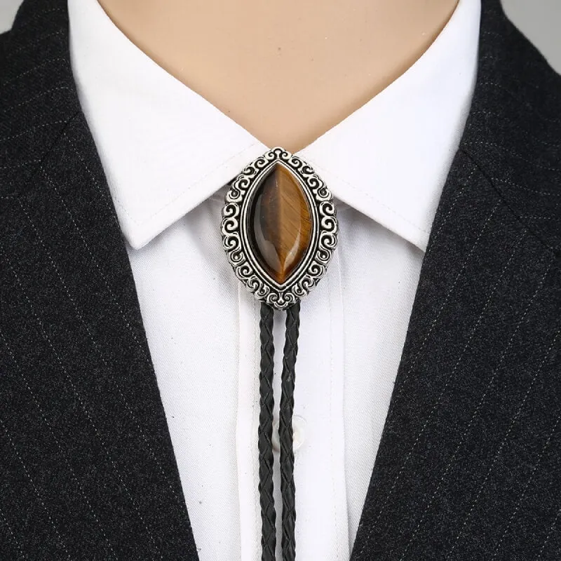 Brown Bolo Tie made by Western Cowboy