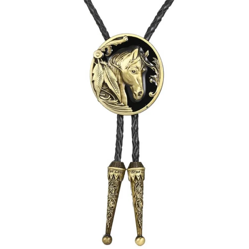 Horse Bolo Tie made by Western Cowboy