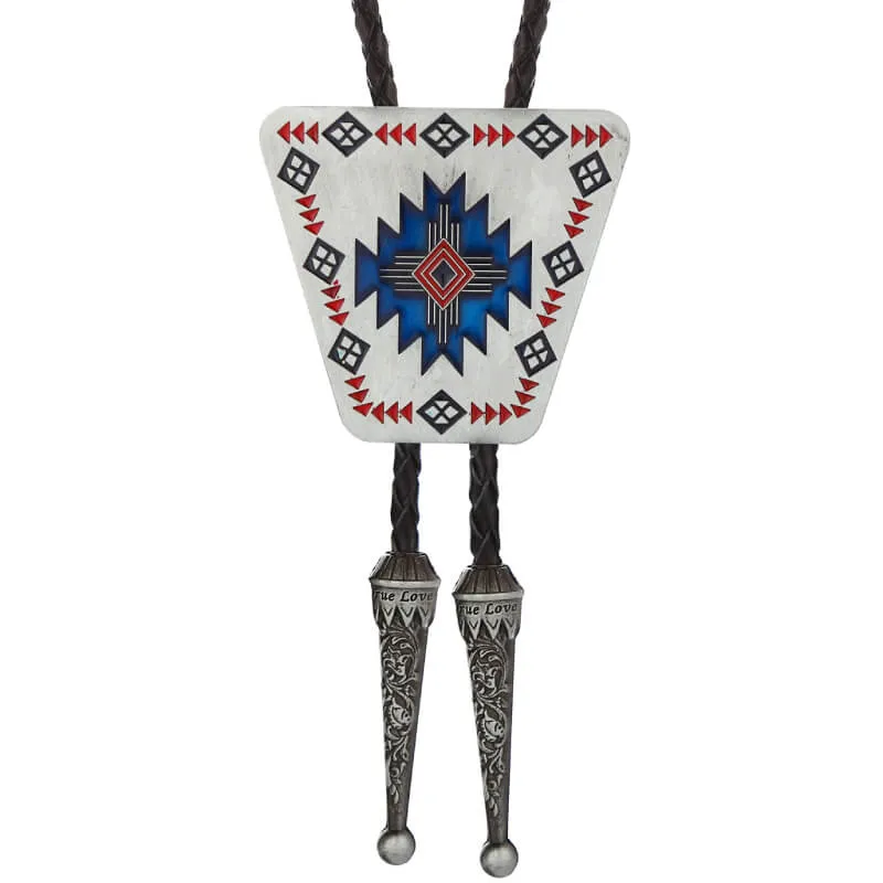 Aztec Bolo Tie made by Western Cowboy