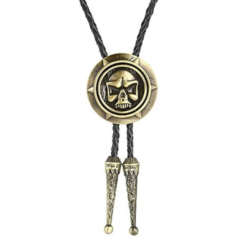 Skull Bolo Tie made by Western Cowboy