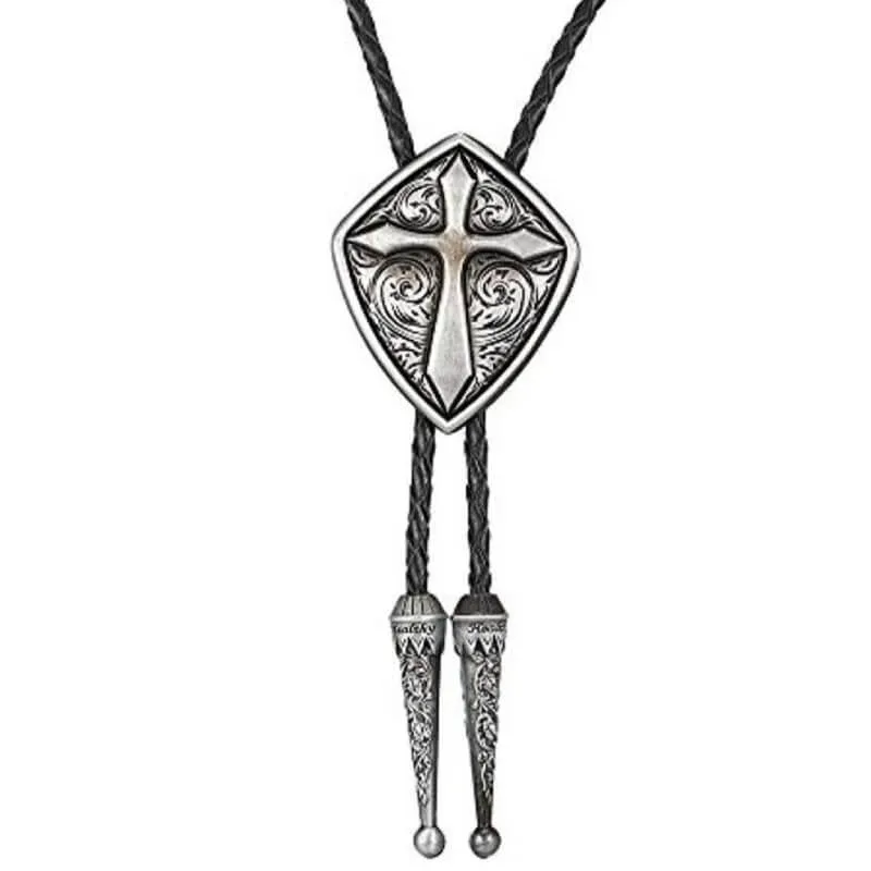 Cross Bolo Tie sold by Western Cowboy product image thumbnail 4