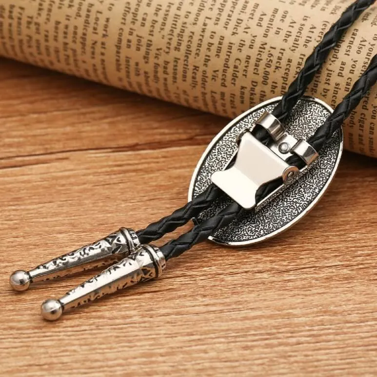 Black Onyx Bolo Tie sold by Western Cowboy product image thumbnail 3