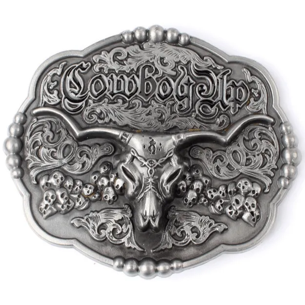 Cowboy Up Belt Buckle sold by Western Cowboy