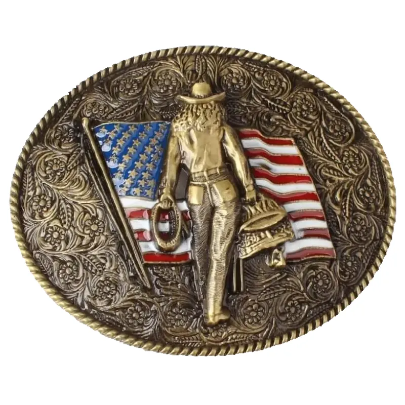 Western Style Belt Buckle made by Western Cowboy