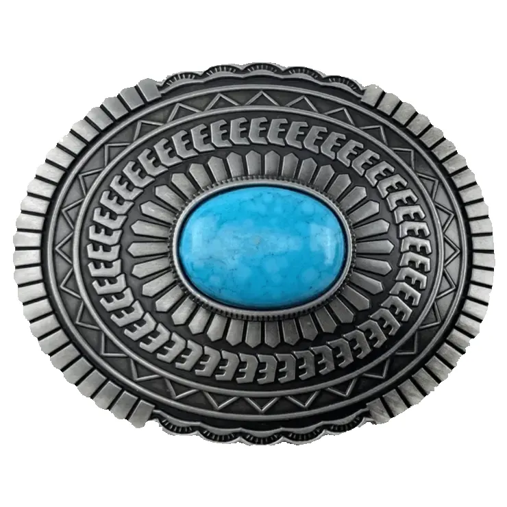 Turquoise Belt Buckle for Men sold by Western Cowboy