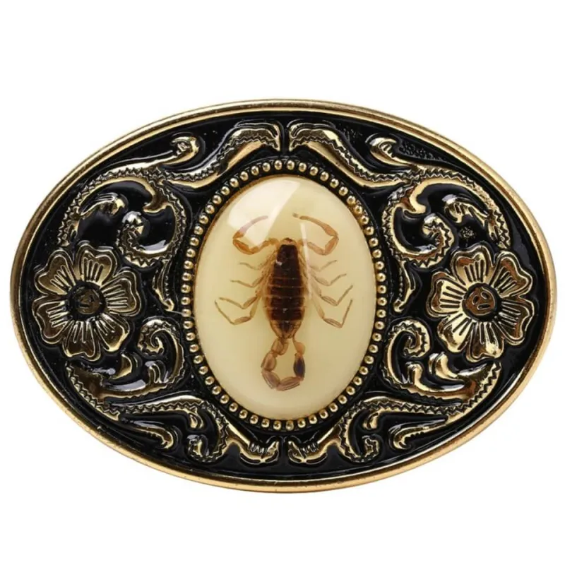 Real Scorpion Belt Buckle made by Western Cowboy