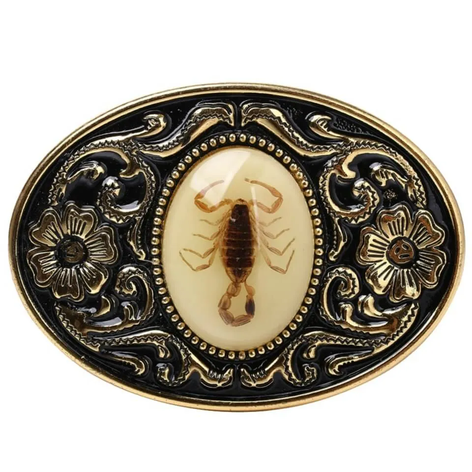 Real Scorpion Belt Buckle sold by Western Cowboy
