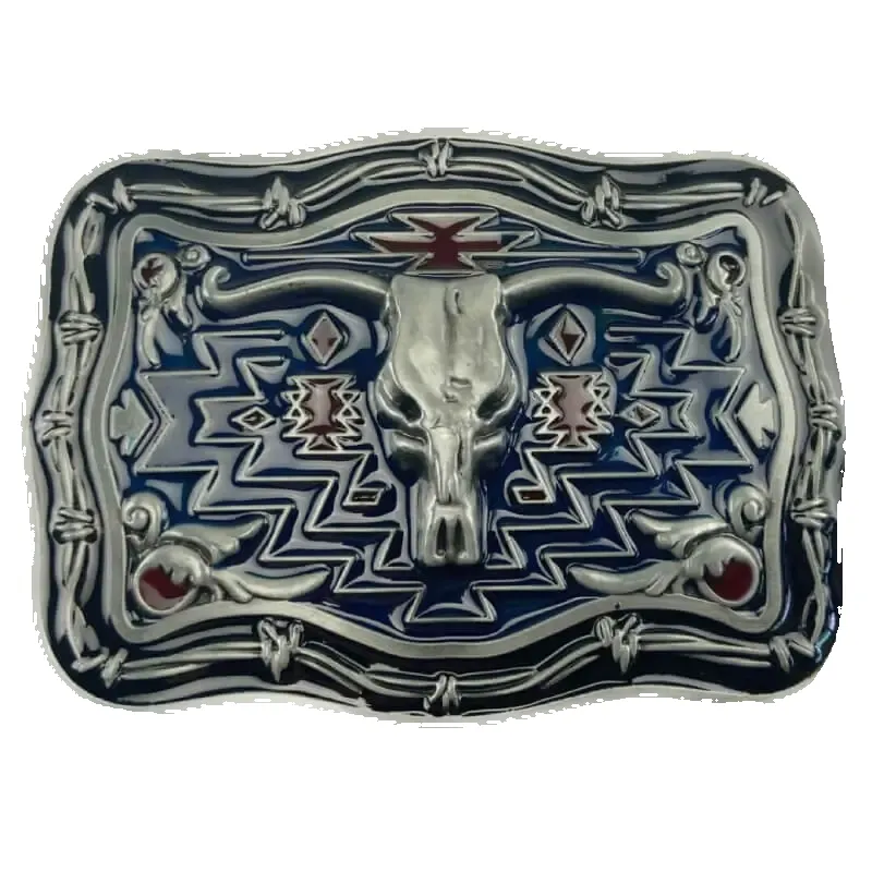Big Cowboy Belt Buckle made by Western Cowboy