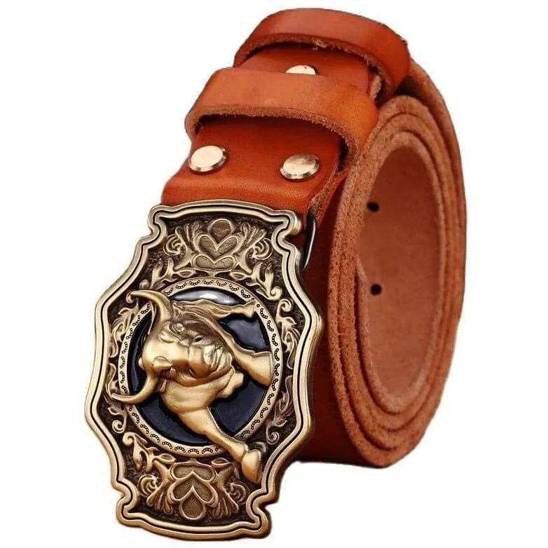 Genuine Leather Western Belt sold by Western Cowboy