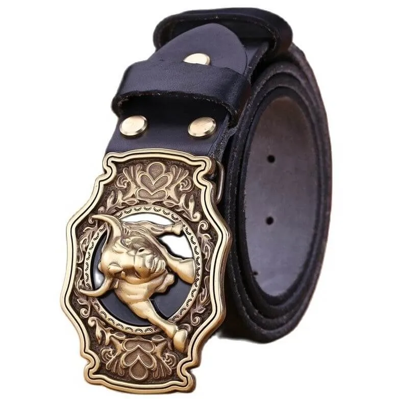 Genuine Leather Western Belt sold by Western Cowboy product image thumbnail 2