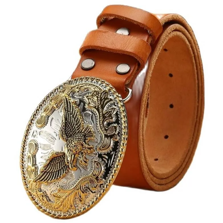 Western Style Leather Belt sold by Western Cowboy