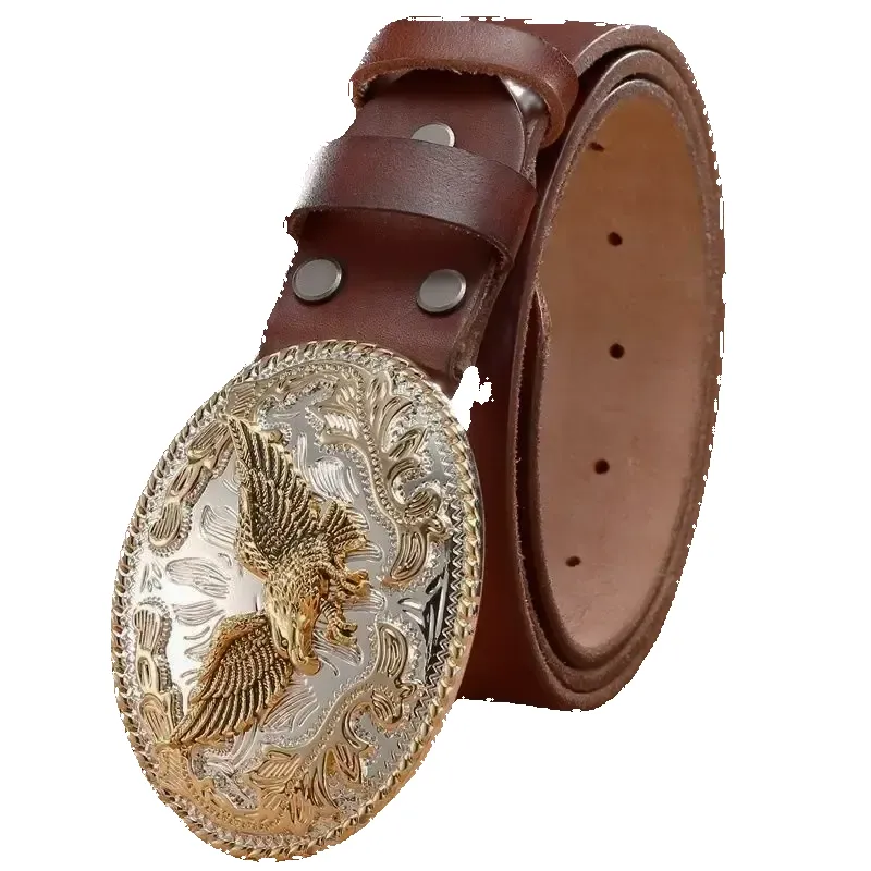 Western Style Leather Belt sold by Western Cowboy product image thumbnail 2