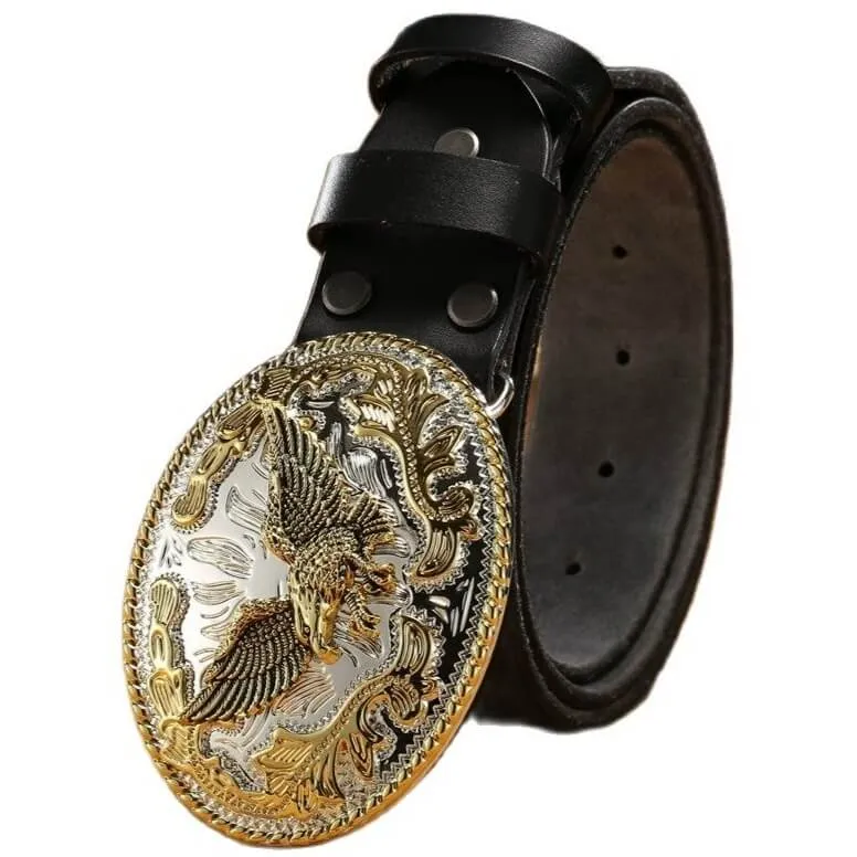 Western Style Leather Belt sold by Western Cowboy product image thumbnail 3