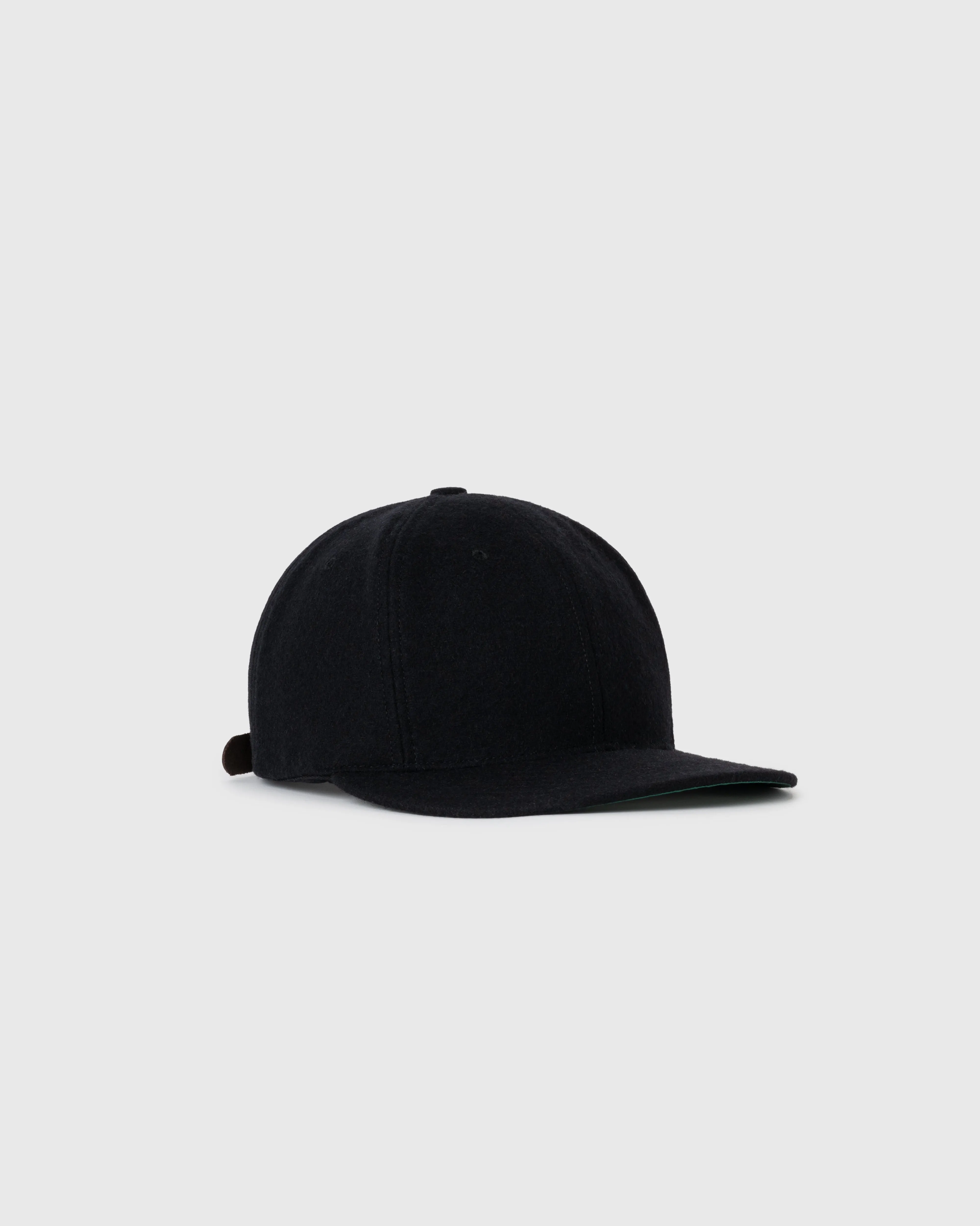 Black Wool Ballcap sold by Ebbets Field Flannels product image thumbnail 2
