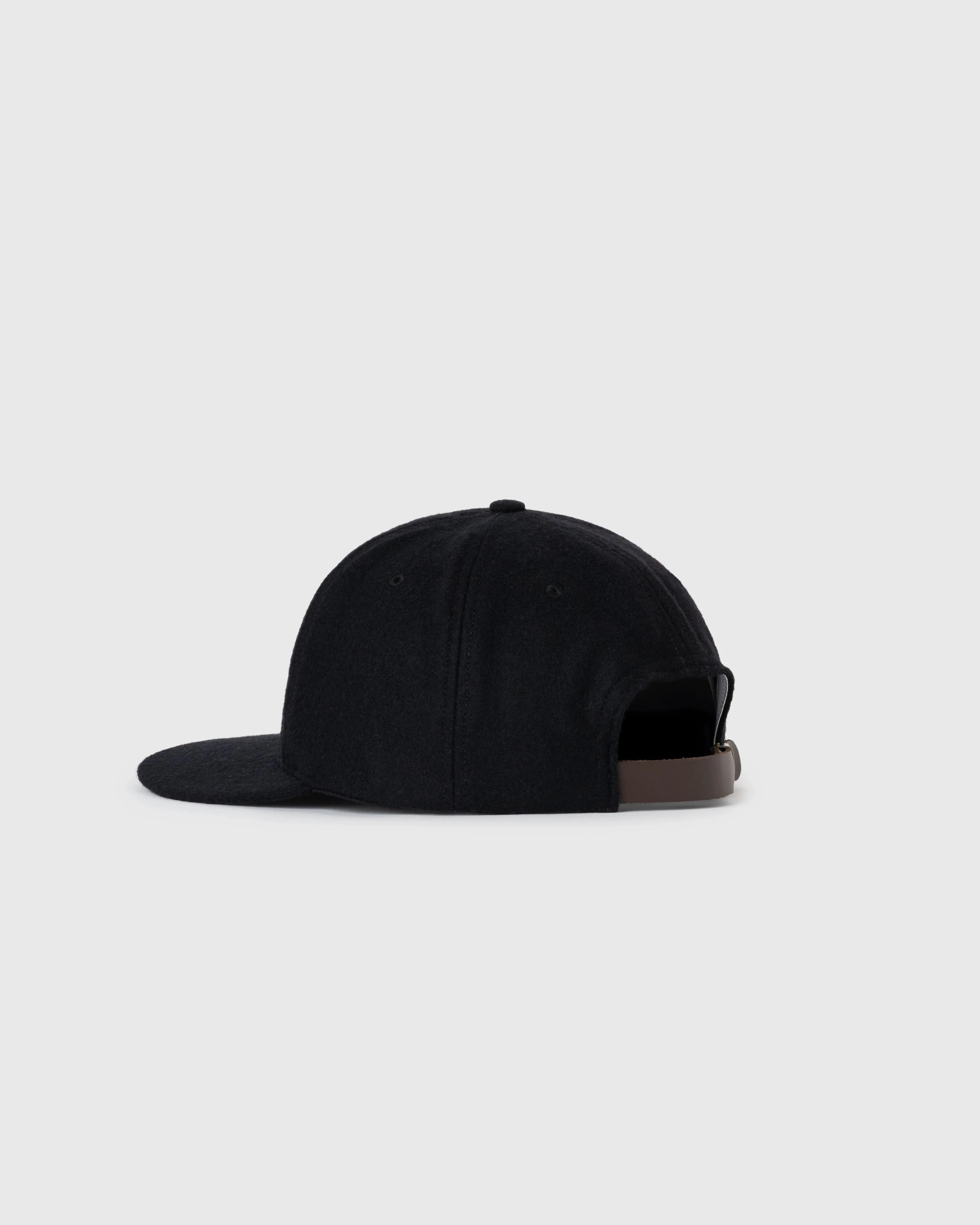 Black Wool Ballcap sold by Ebbets Field Flannels product image thumbnail 3
