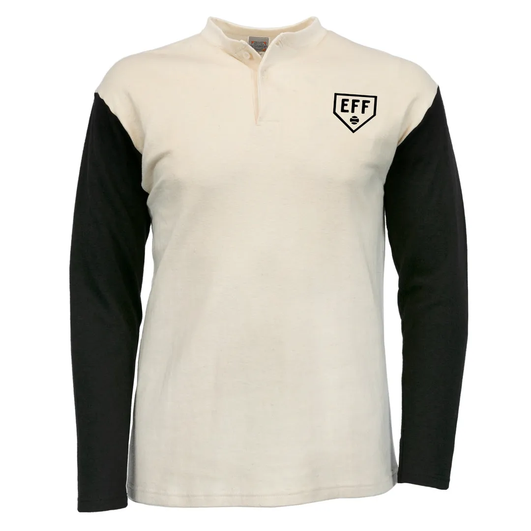 Fungo Shirt - Black Sleeves and Logo sold by Ebbets Field Flannels