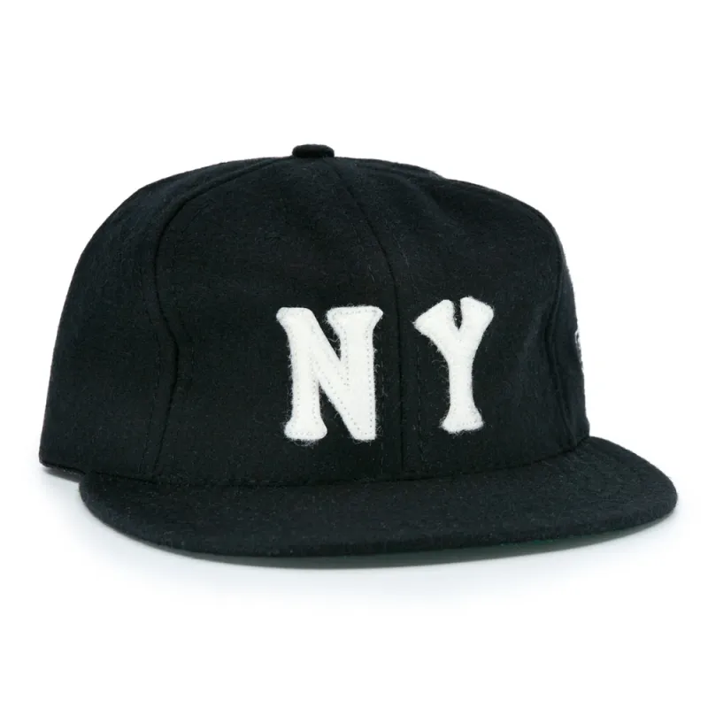 New York Black Yankees Vintage Inspired Ballcap sold by Ebbets Field Flannels