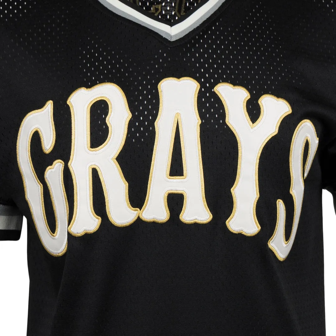 Commemorative Josh Gibson Homestead Grays Vintage Inspired NL Replica V-Neck Mesh Jersey sold by Ebbets Field Flannels product image thumbnail 3