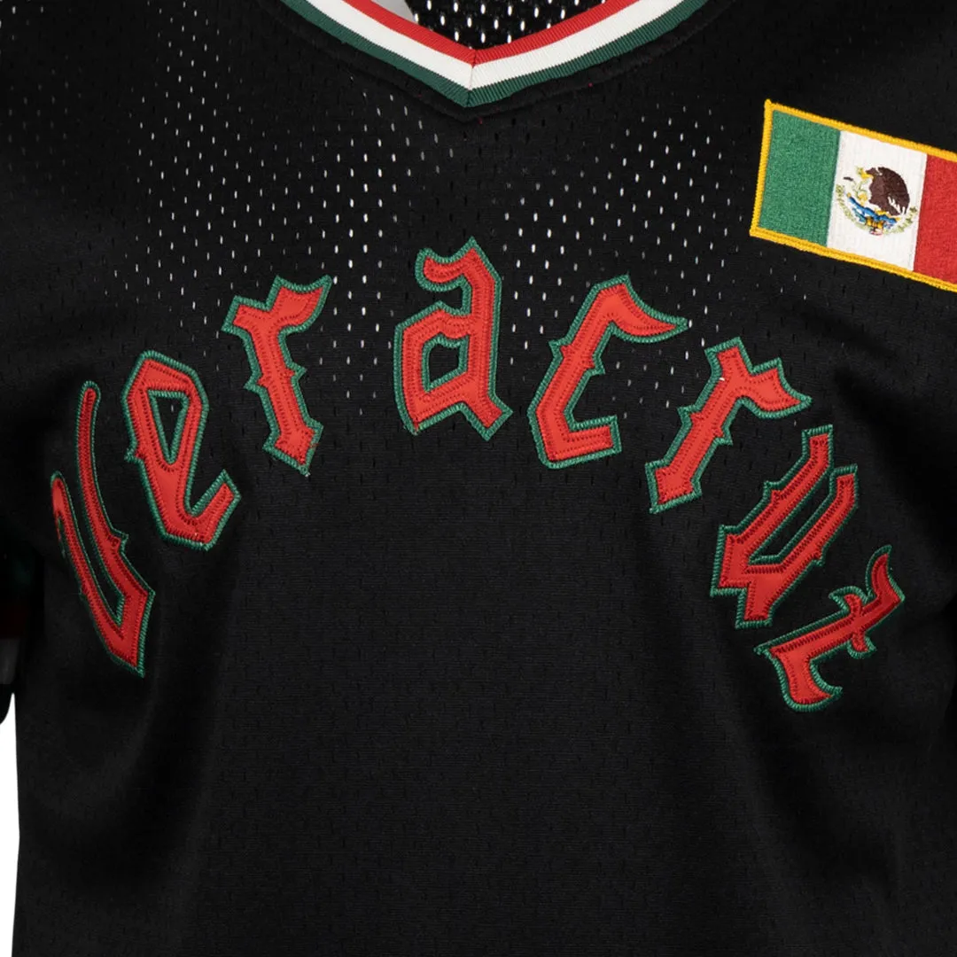 Veracruz Azules Vintage Inspired Replica V-Neck Mesh Jersey sold by Ebbets Field Flannels product image thumbnail 2