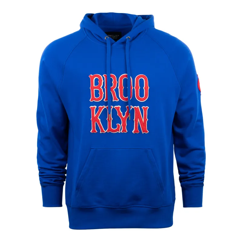 Brooklyn Royal Giants French Terry Script Hooded Sweatshirt made by Ebbets Field Flannels