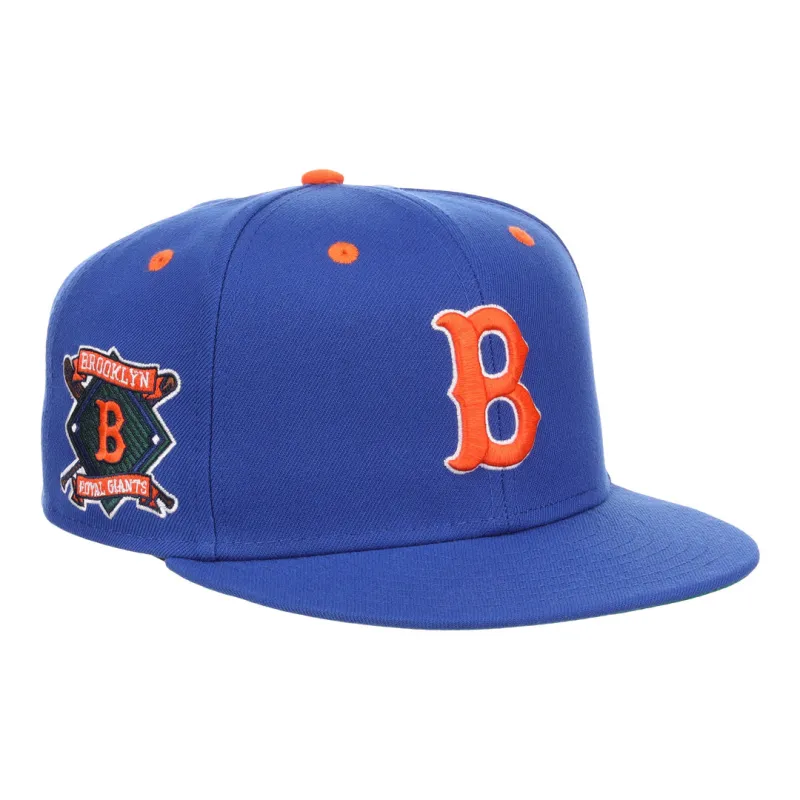Brooklyn Royal Giants NLB Flip Fitted Ballcap sold by Ebbets Field Flannels