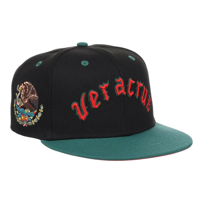 Veracruz Azules NLB Flip Fitted Ballcap sold by Ebbets Field Flannels