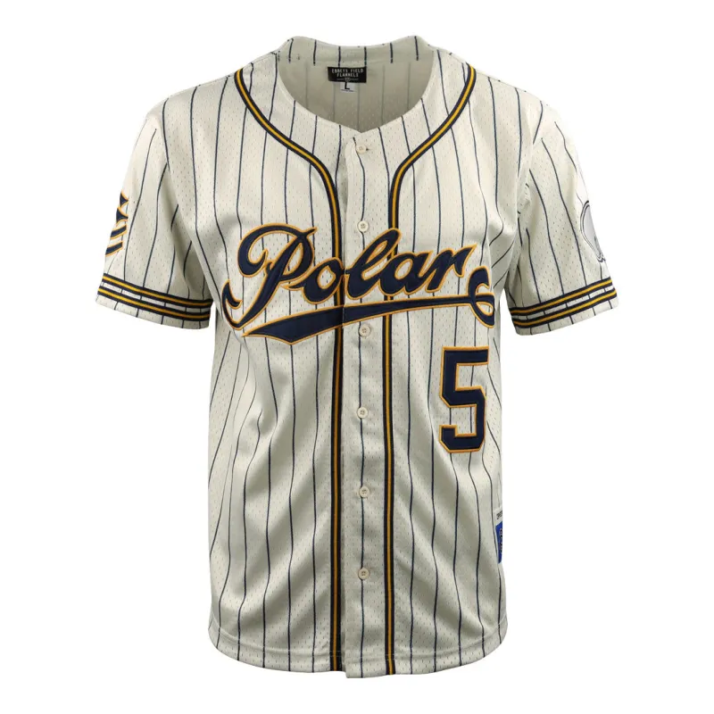 Cerveceria Polar EFF DNA Replica Button-Up Mesh Jersey sold by Ebbets Field Flannels