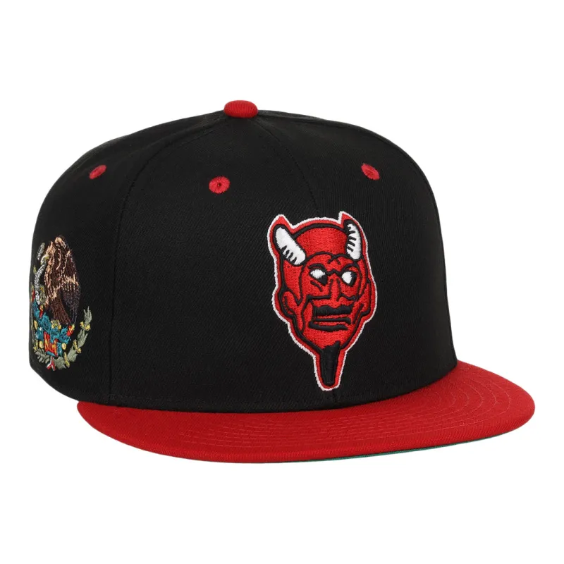 Mexico Diablos EFF DNA Fitted Ballcap sold by Ebbets Field Flannels