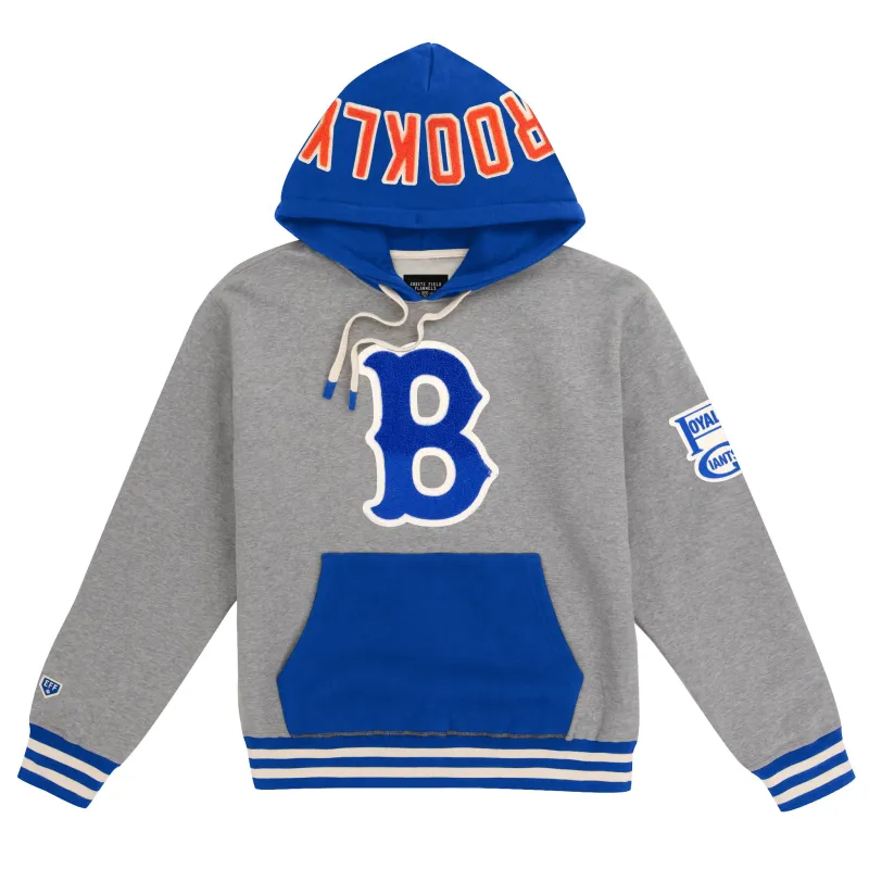 Brooklyn Royal Giants Vintage Inspired NLB Colorblock Hoodie sold by Ebbets Field Flannels